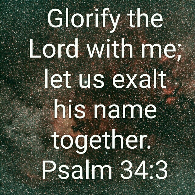 Psalm 34:3
