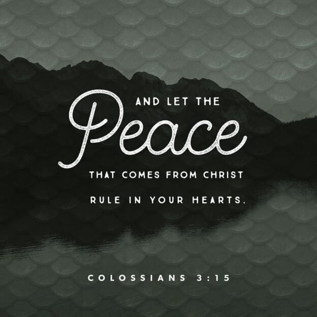 Colossians 3:15--God's Peace